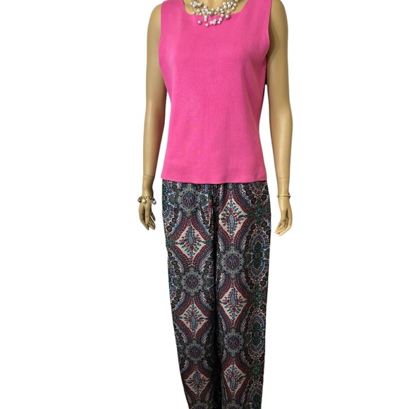 🔥🔥HAMPSHIRE STUDIO LADYS 100% COTTON SLEEVELESS SWEATER TANK TOP. CAUSAL OR DR - Picture 5 of 11